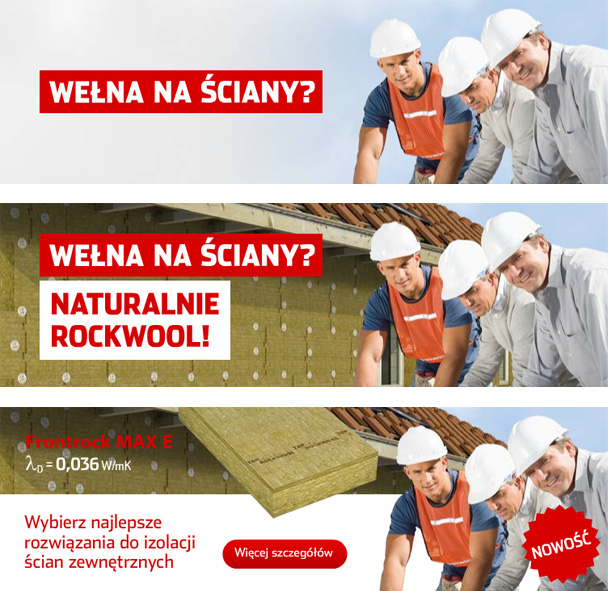 Rockwool - kampania banerowa