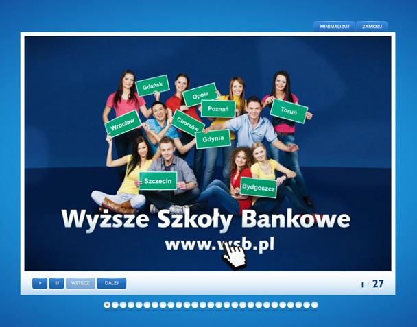 Wyższe Szkoły Bankowe - prezentacje 2010